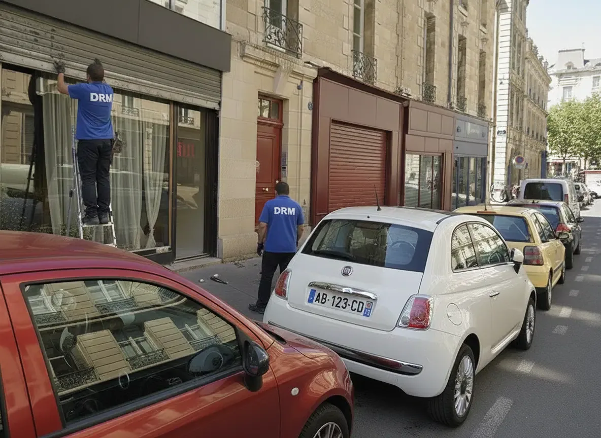 Déblocage de rideau métallique bloqué à Clichy